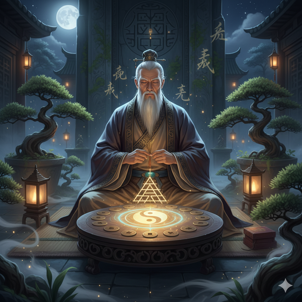 I-Ching Kehaneti – Değişimlerin Bilgeliği ile Yolunuzu Aydınlatın "Hayat bir nehir gibidir, sürekli akar ve değişir. I-Ching, bu nehrin fısıltılarını size tercüme eden kadim bir rehberdir."